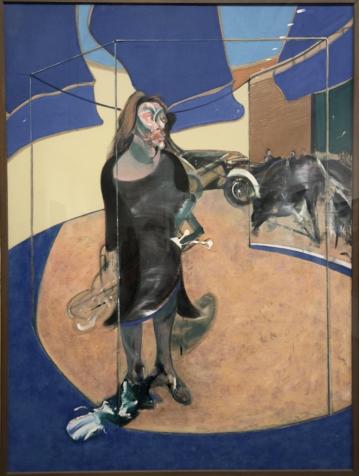 Бэкон, «Портрет Изабель Роусторн, стоящей на улице в Сохо», 1967.